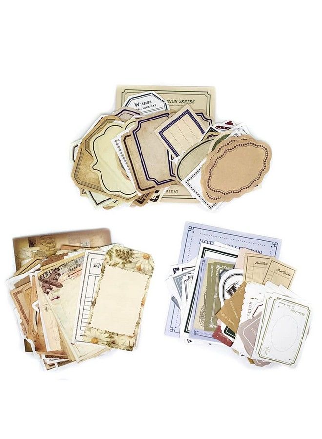 Koolemon 300Pcs Scrapbooking Papervintage Label Aesthetic Decoration Paper For Diy Decoupage Junk Journal Scrapbooks Supplies - Image 2