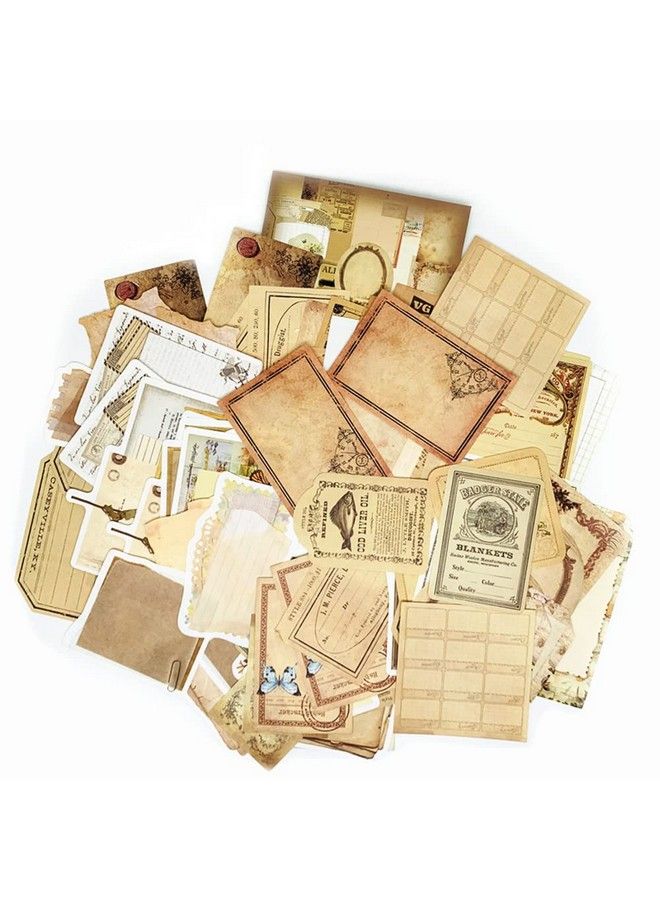 Koolemon 300Pcs Scrapbooking Papervintage Label Aesthetic Decoration Paper For Diy Decoupage Junk Journal Scrapbooks Supplies - Image 4