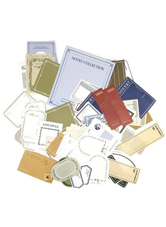 Koolemon 300Pcs Scrapbooking Papervintage Label Aesthetic Decoration Paper For Diy Decoupage Junk Journal Scrapbooks Supplies - Image 5