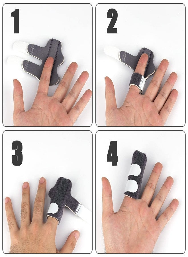 AIEX Finger Support Splints 4pcs (4 Colors) - Image 4