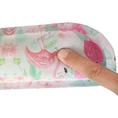 HAPLIVES Ergonomic Keyboard Wrist Rest Pad and Mouse Pad Wrist Support Set with Non-Slip Backing Memory Form-Filled, Easy-Typing and Pain Relief for Gaming Office Computer Laptop (Pink Two Flamingos) - Image 4