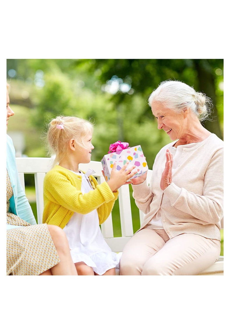 KASTWAVE Gift Wrapping Paper Set Birthday Polka Dots Heart Wraps for Wedding Baby Shower 4 Sheets - Image 3