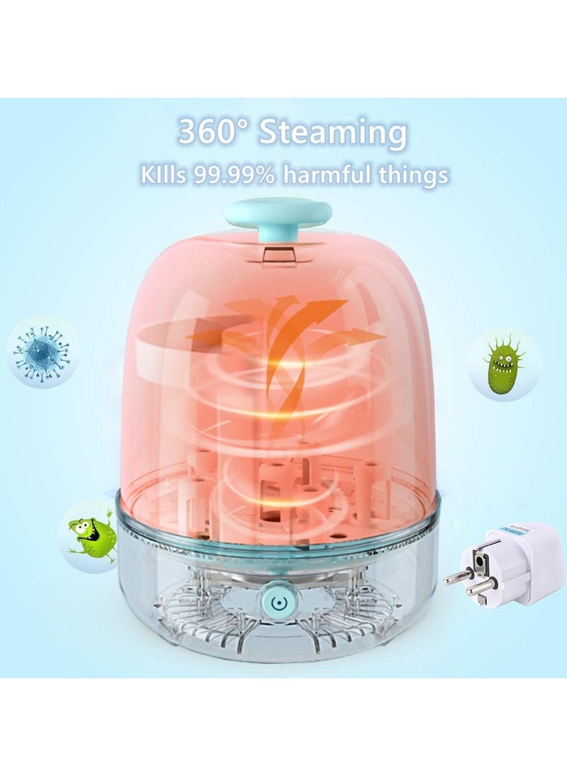 Bebiland Bottle Sterilizer, Baby Bottle Steam Sterilizer Sanitizer for Baby Bottles Pacifiers Breast Pumps Large Capacity  - Image 2
