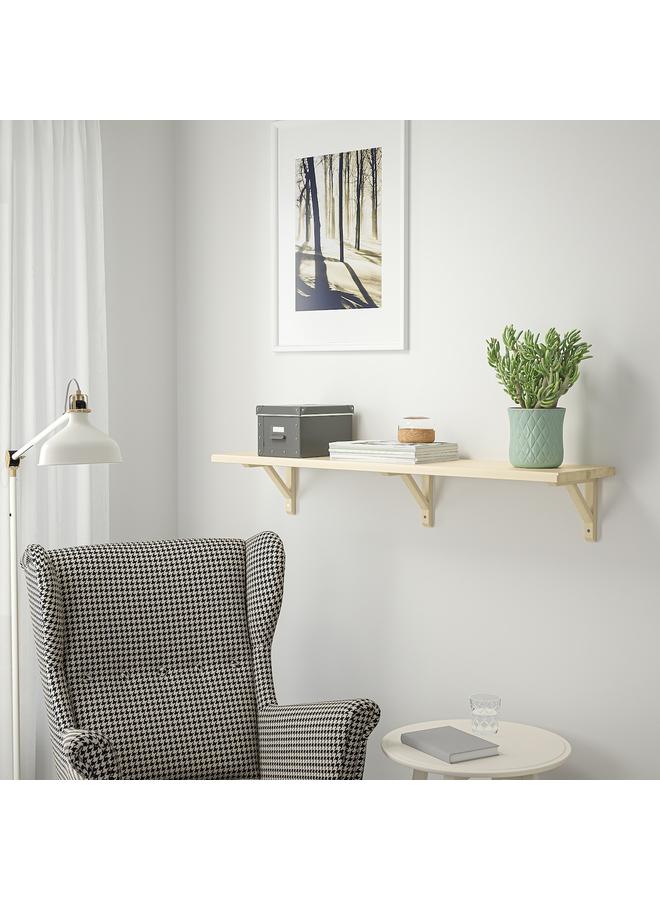 erorex Wall shelf, aspen, 120x30 cm - Image 3