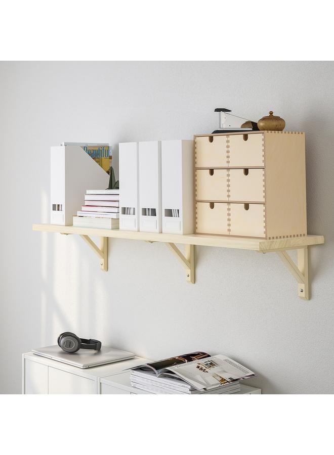 erorex Wall shelf, aspen, 120x30 cm - Image 2