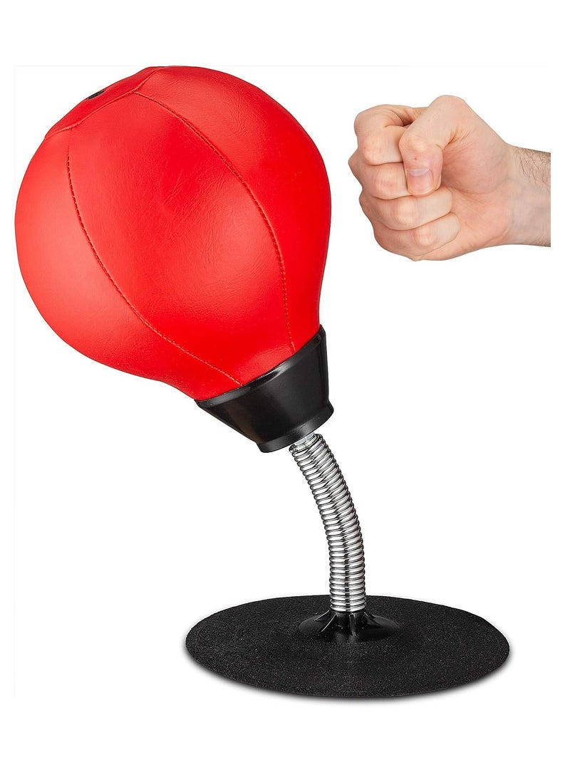 SYOSI Desktop Punching Bag - Suctions to Your Desk, Heavy Duty Stress Relief Boxing Bag, Ideal White Elephant Gift for Boss or Coworker - Image 1