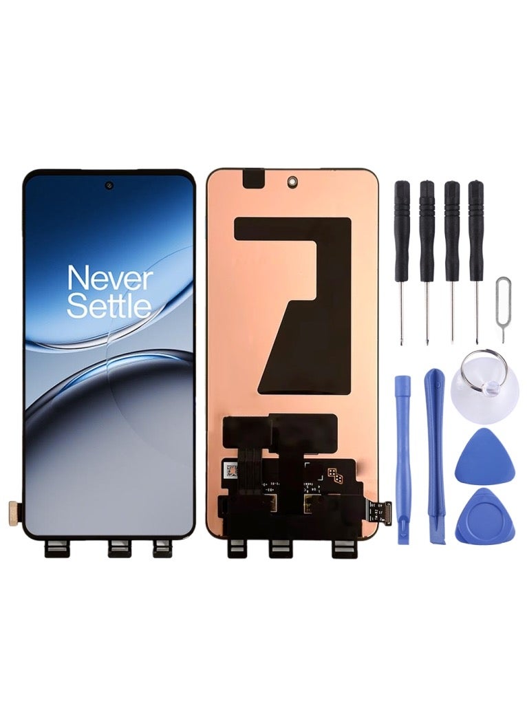 لـ OnePlus Nord 4 CPH2663 شاشة AMOLED أصلية مع محول رقمي (ديجتايزر) وتجميع كامل. - Image 1