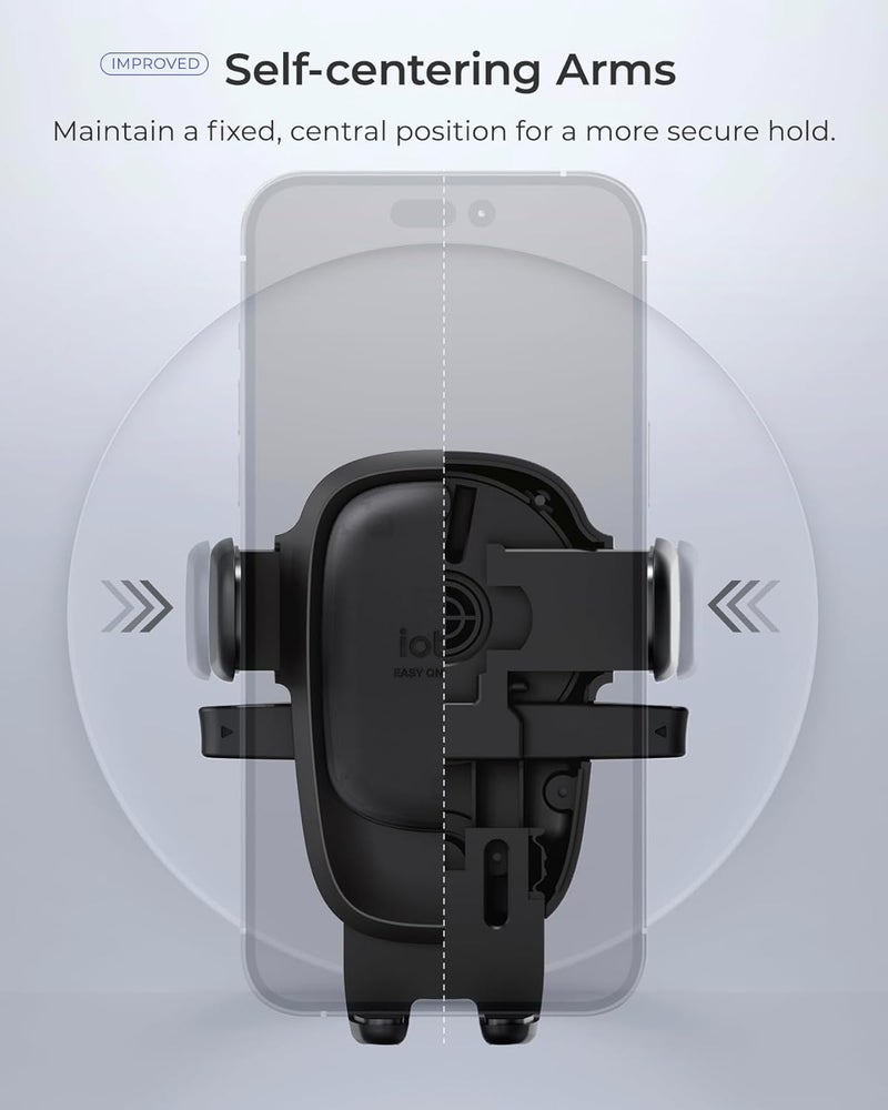 iOttie Easy One Touch 6 Air Vent Car Phone Mount - Universal Cell Phone Holder for iPhone, Google, Samsung, Moto, Huawei, Nokia, LG, and All Other Smartphones Light & heavy use compatible - Image 3