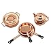 TAODAN Dollhouse Kitchen Cookware 112 Scale Miniatures Metal Frying Pans Kettle Copper Pots with Lids for Dollhouse Kitchen Accessories Christmas Birthday Gift Miniature Stovetop Cookware - Image 4