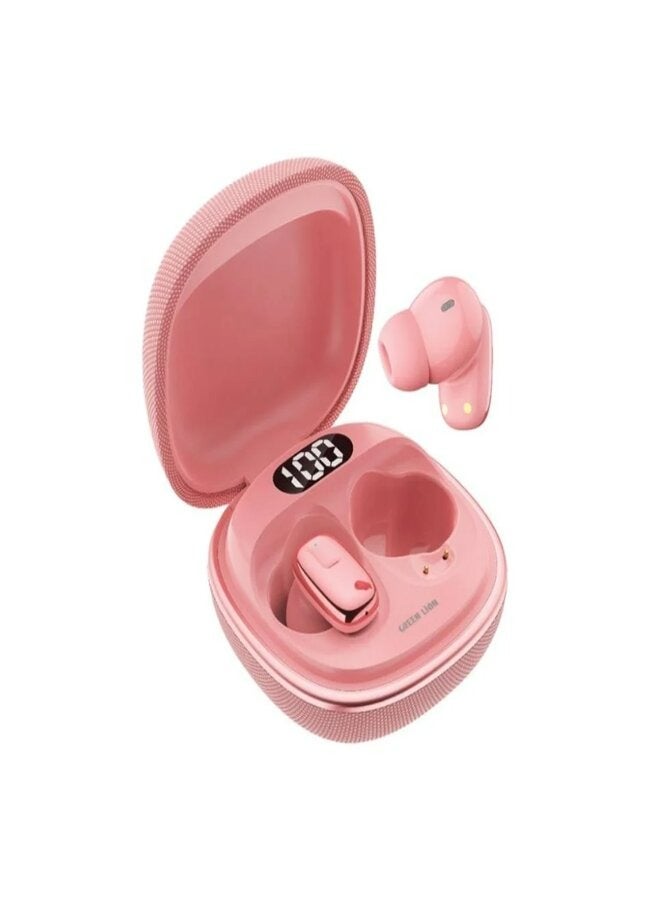Green Lion Siena True Wireless Earbuds, Multi-Function Touch Control, LED Digital Display, IPX5 Waterproof, Environmental Noise Cancellation, Up to 6 Hours Playtime, Bluetooth Version 5.4 (Pink)
