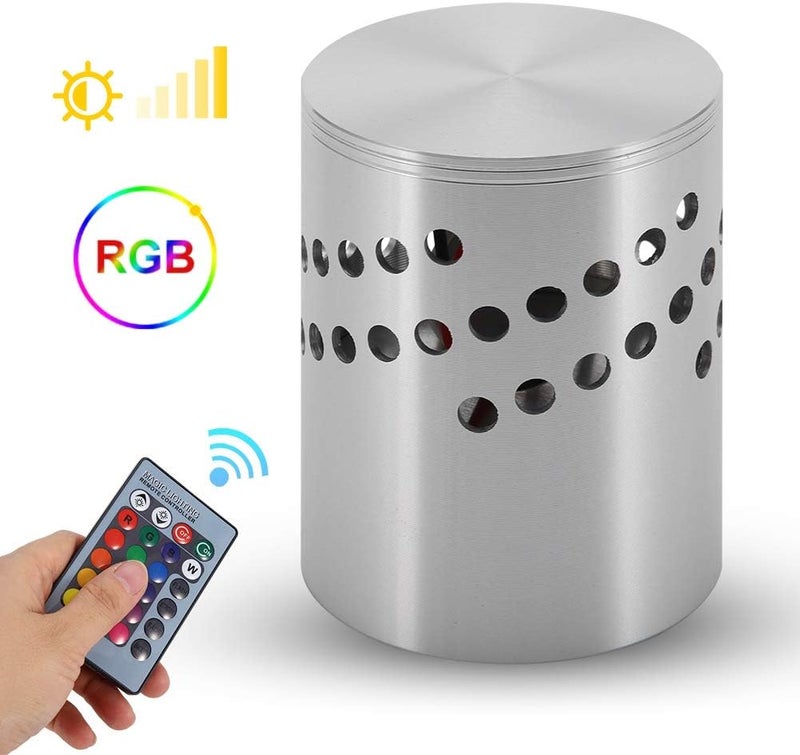 كلاراكو مصباح حائط LED حلزوني من klarako، مصباح حائط حلزوني ملون RGB مقاس 3 وات، مصباح حائط LED من الألومنيوم، إضاءة داخلية لديكور البار KTV مع جهاز تحكم عن بعد - Image 3