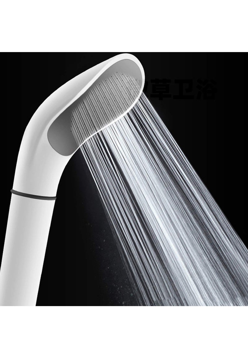 Zikra High-Pressure Shower Head Handheld Detachable Anti-Clogging Curved Shower Head Filtered Water Purification Universal Shower Head - Image 4