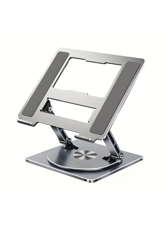 Foldable Laptop Stand LS668 With 360 Rotating Base For 10-17 Inch Devices - Image 1