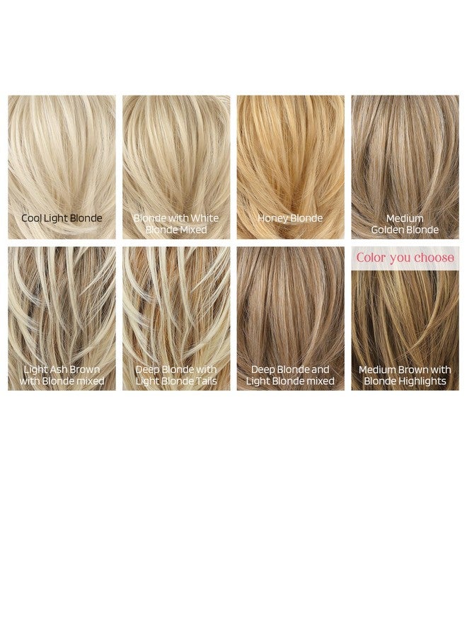 HOOJIH Messy Bun Hair Piece Claw Clip In Straight Hair Bun 9 Inch Short Ponytail Extension With Bendable Metal Wire Hair Pieces For Women Fake Pony Diy Styles Medium Brown With Blonde Highlights - Image 5