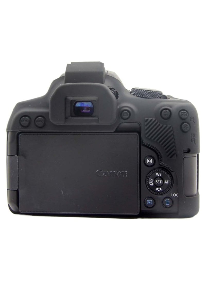 Camera Bag for Canon EOS Rebel T8i EOS 850D - Protective Silicone DSLR Skin Cover, Removable Cage, Shockproof, Dustproof - Image 2