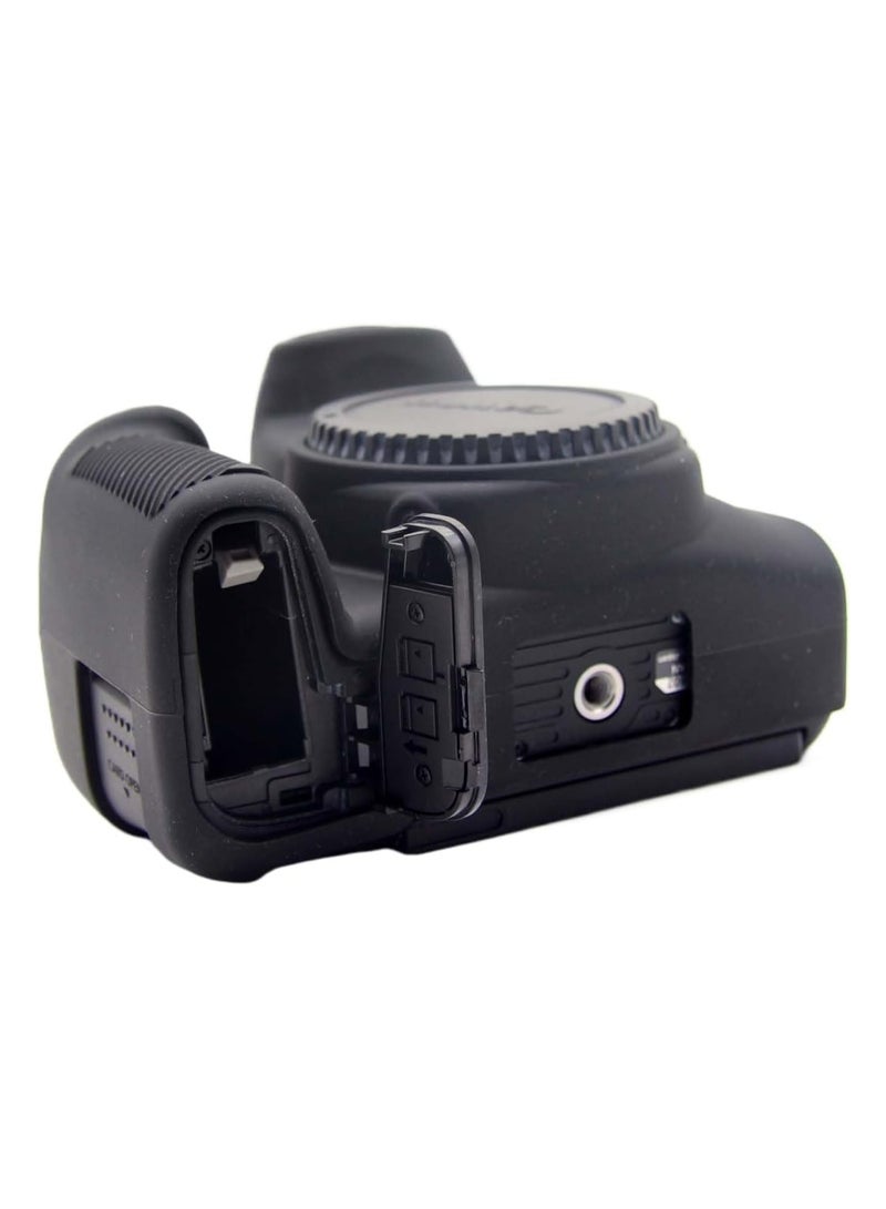 Camera Bag for Canon EOS Rebel T8i EOS 850D - Protective Silicone DSLR Skin Cover, Removable Cage, Shockproof, Dustproof - Image 5