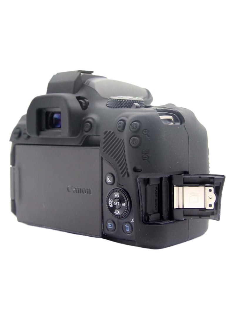 Camera Bag for Canon EOS Rebel T8i EOS 850D - Protective Silicone DSLR Skin Cover, Removable Cage, Shockproof, Dustproof - Image 3