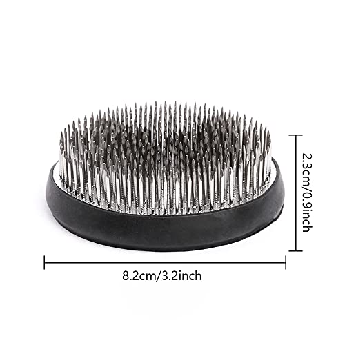 alladaga Flower Frog Stainless Steel Pin Frog Flower Arrangement Holder (3.2 Inch (80mm)) - Image 2