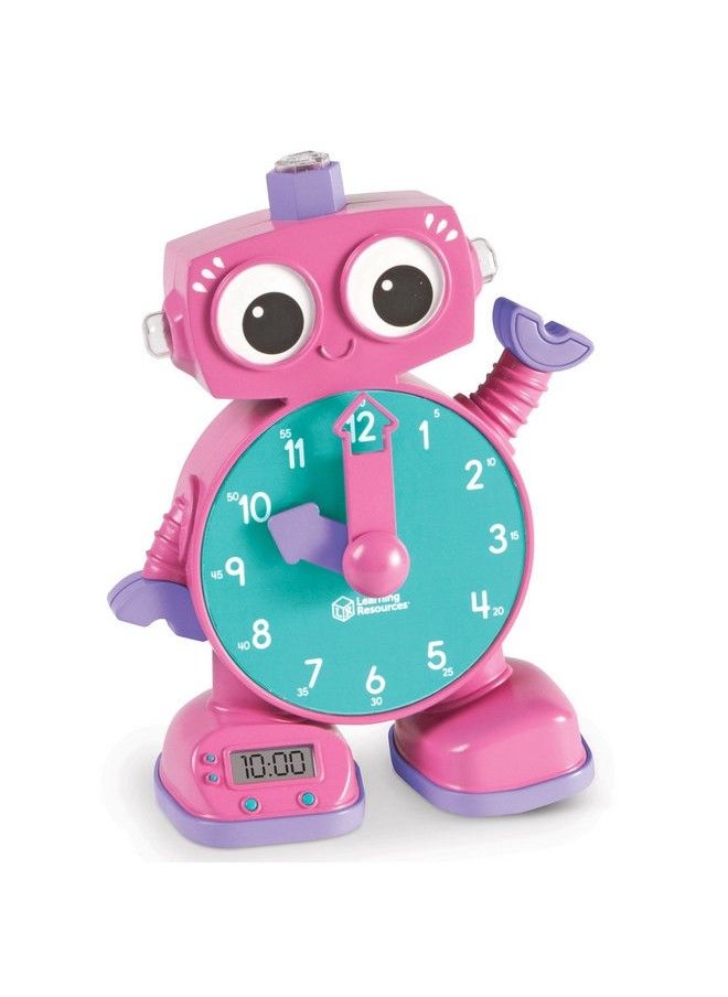 Learning Resources - Tock The Learning Clock Pink 1 Piece Ages 3+ Educational Talking Clock - Image 1