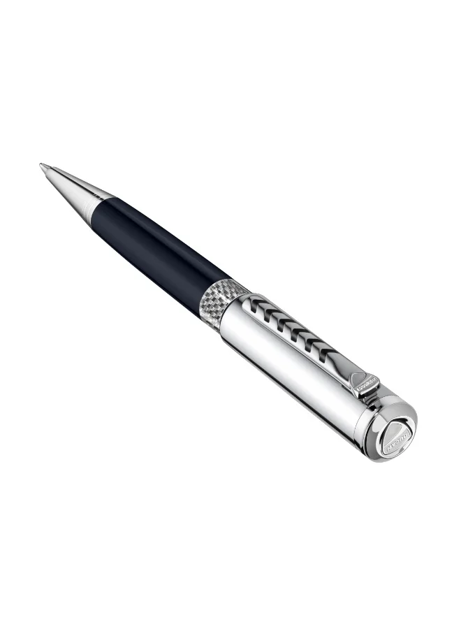 Ducati Stile Blue and Silver Pen with Silver Trims for Men