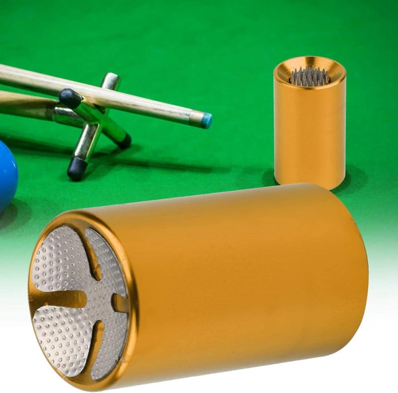 woobles Billiard Tip Shaper Tool, Practical 2 in 1 Cue Tip Pick, Pool Stick Tip Pick, Portable Billiard Tip Shaper, for Cue Sports Supplies Cue Sports Accessories(Golden)-Golden - Image 4