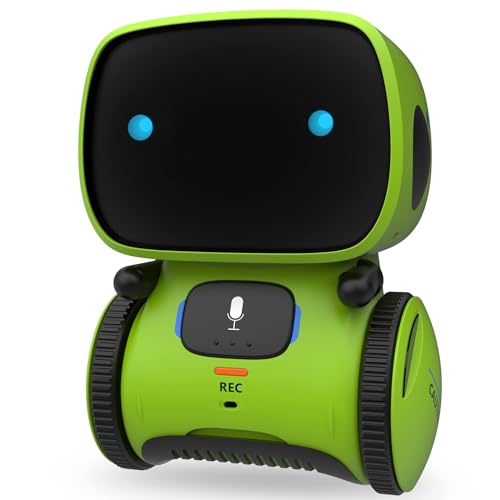 GILOBABY Interactive Talking Robot for Boys Smart Toy with Touch Control Playback Mode Dancing Singing Educational Gift for 37 Year Old Kids Green - Image 1