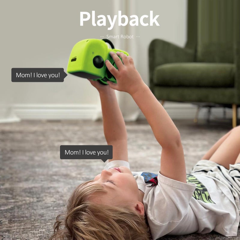 GILOBABY Interactive Talking Robot for Boys Smart Toy with Touch Control Playback Mode Dancing Singing Educational Gift for 37 Year Old Kids Green - Image 3