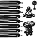 KUULBELA Black 260 balloons Thickening Latex Black 260q Balloons for Animal Model 100pcs Long Twisting Balloons for Halloween Xmas Presents Animal Shape Weddings Birthdays Clowns - Image 3