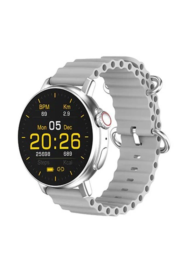 iCruze Pronto Vista Smartwatch with 1.5" LCD Display, Bluetooth Calling, Heart Rate & SpO2 Monitor, Multiple Sports Modes, 200+ Watch Faces, Wireless Charging, IP67 Water Resistance - Image 1