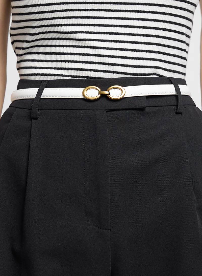 ايلا Statement Double Buckle Waist Belt