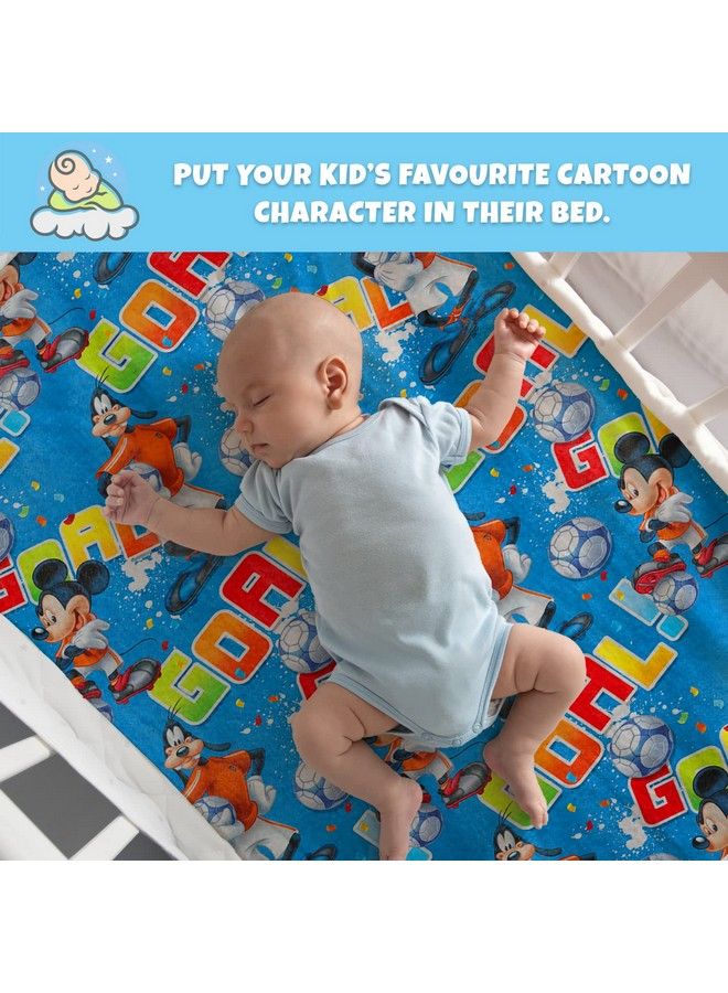 Sassoon Polyester Mickey Mouse Printed Washable And Waterproof Medium Size Dry Sheet Bed Protector For Kids Multi Colored (70 X 100 Cm) - Image 3