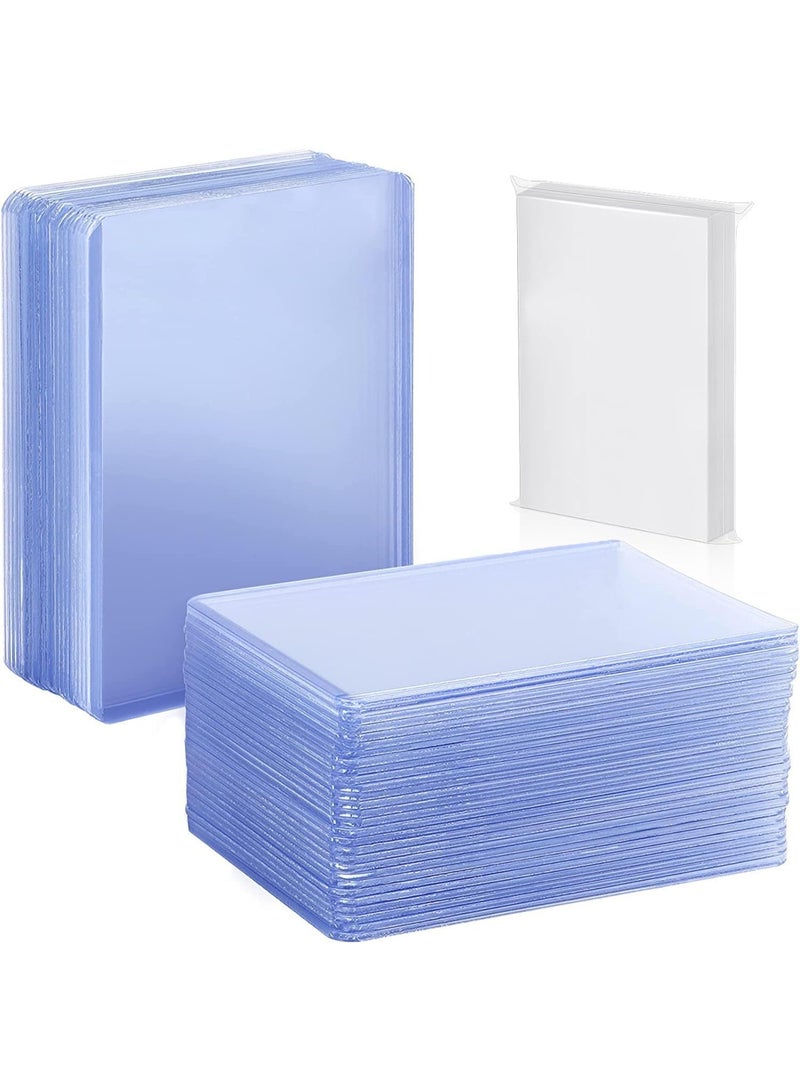 موثوقية التنبؤ Package Includes: You will get 100 plastic card holders. The size of each card holder is 10.1x7.7 cm. It can hold 9.7x6.9 cm cards. The quantity can also meet your different card protection needs. - Image 1