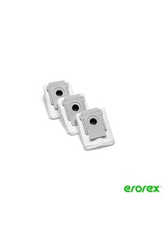 erorex 3 Pack Sweeping Accessories Dust Bag Compatible for IRobot Roomba i7 i6 i3 E5 E6 S9 Sweeping Robot Accessories Vacuum Clean Base Automatic Dirt Disposal Bags Vacuum Bag  - Image 1