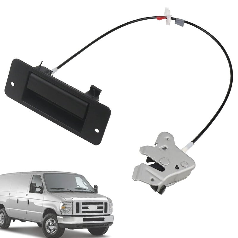 TQPONLY Lower Door Latch with Handle for Ford E150 E250 E350 (1992-2009) - Right Passenger Side - Image 1