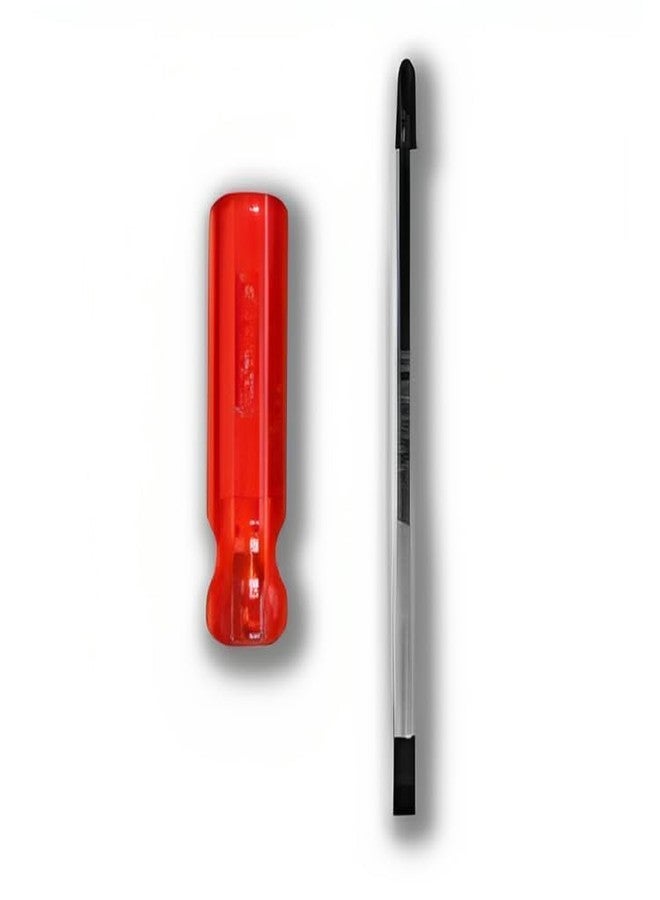 ZIODIC 2 in-1 Reversible Magnetic & Hardened | Spanner Screwdriver Bit Small Machin | Screwdriver Red (10 Inch) - Image 2