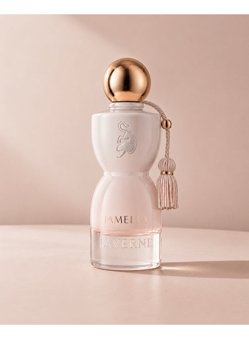 Laverne JAMILAH Perfume 75 ML | Long-Lasting Luxury Fragrance | Premium Eau de Parfum | Elegant Floral & Woody Scent | For Her | Perfect for Daily Wear & Special Occasions - Image 2