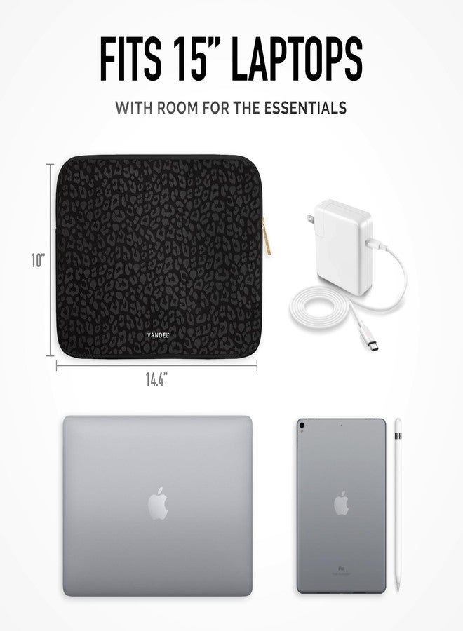 Vandel MacBook Air 13 inch Laptop Sleeve, Fits 13-13.3 inch Laptops: Neoprene MacBook Air & Pro Case, Chromebook, HP Soft Cover | Thin Computer Carrying Bag, Cheetah Mac (M1 & M2) Pouch - Image 4