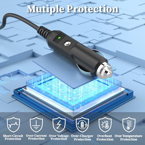JATERSERN Car Charger for ECOFLOW for Delta for Bluetti EB55 for River for Anker 757 767 Portable Power Station Solar Generator XT60 Extension Power Adapter 16AWG Charging Cord - Image 5