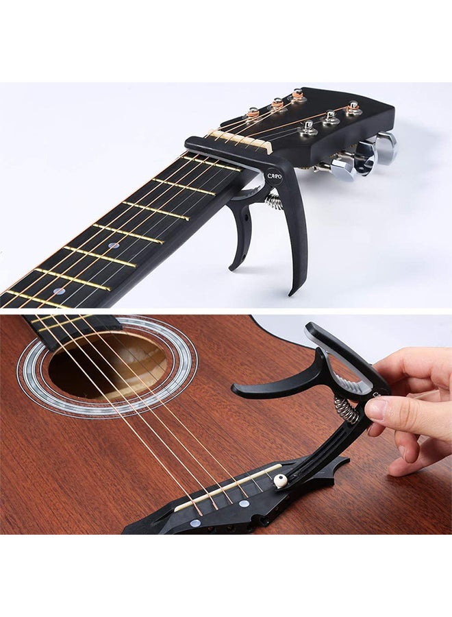 Sharpdo Guitar String Dial Tuner Tuning Clip Set Musical Instrument Accessories Set - Image 3