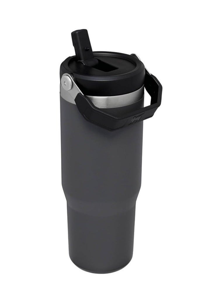 Stanley 30oz Stainless Steel Tumbler - Vacuum Insulated Water Bottle for Home, Office or Car Reusable Cup with Straw Leak Resistant Flip Cold for 12 Hours or Iced for 2 Days, 30oz - Image 2