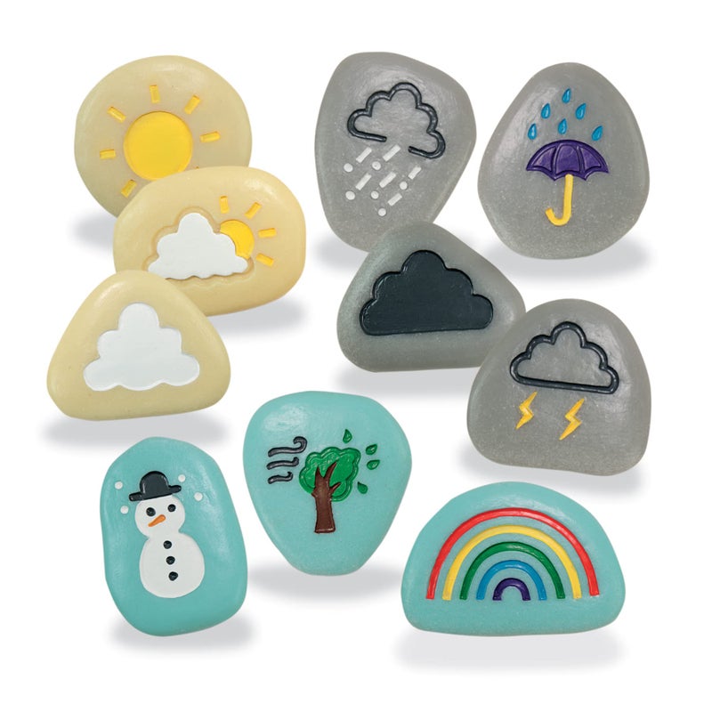 Yellow Door Weather Stones, Set of 10 - Image 2