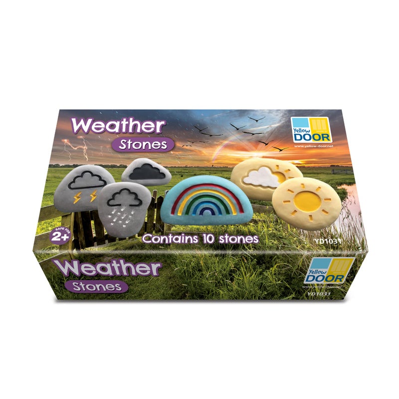 Yellow Door Weather Stones, Set of 10 - Image 3