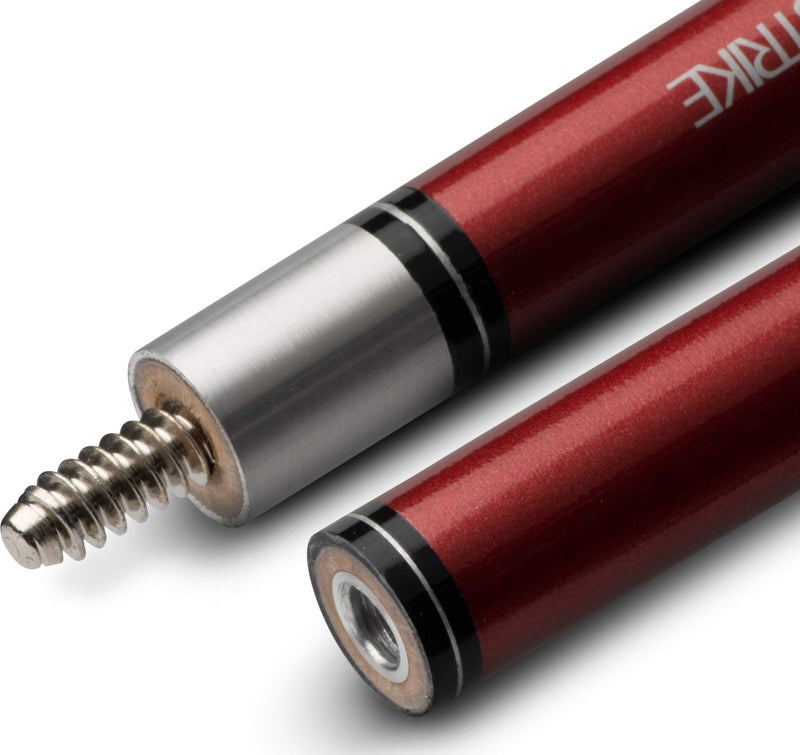 Viper Graphstrike 58" 2-Piece Fiberglass Graphite Composite Billiard/Pool Cue, Maroon, with Veltex Wrap - Image 4