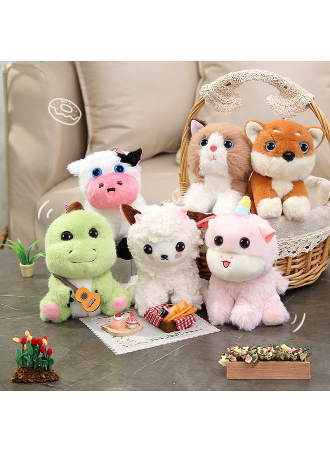 Generic Le Jier Children's Animal Toy Dog Simulation Plush Unicorn Cow Sheep Pull Rope Wagging Tail Pet Toy-Color:Kitty  - Image 4