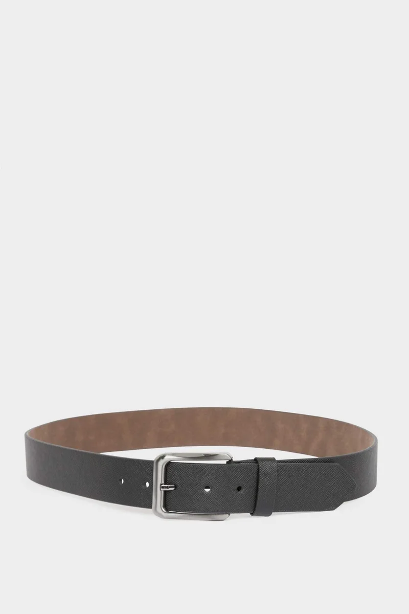 Defacto  Man Rectangle Clasp Faux Leather Denim Belt for Men | Best Price UAE