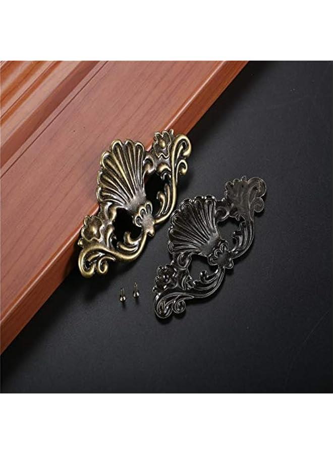 Vintage Corner Protectors 8 Pcs Metal Box Corner Protector Corner Brace with Mounting Screws for Furniture Jewelry Box Decoration Edge Cover Furniture Cabinet Jewelry Box Wooden Case, Hollow, Antique Bronze - Image 5