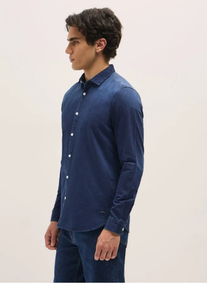 THE BEAR HOUSE Men's Shirt for Casual and Formal Wear | Classic Button-Down Style for Office, Daily Use, Travel, Events & All-Season Outfits | Versatile & Stylish Wardrobe Essential for Every Occasion