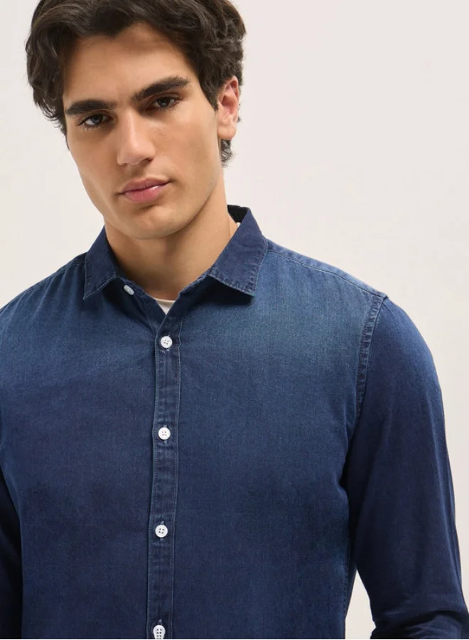 THE BEAR HOUSE Men's Shirt for Casual and Formal Wear | Classic Button-Down Style for Office, Daily Use, Travel, Events & All-Season Outfits | Versatile & Stylish Wardrobe Essential for Every Occasion