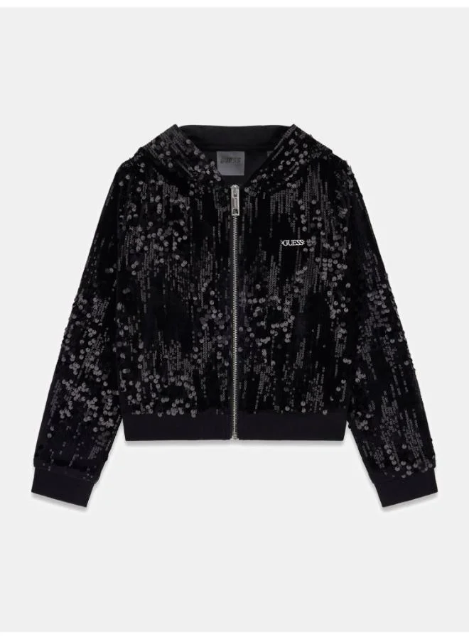 جس Kids Sequins sweatshirt Girls