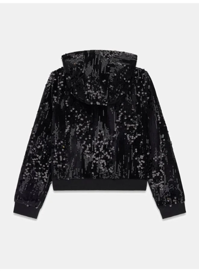 جس Kids Sequins sweatshirt Girls